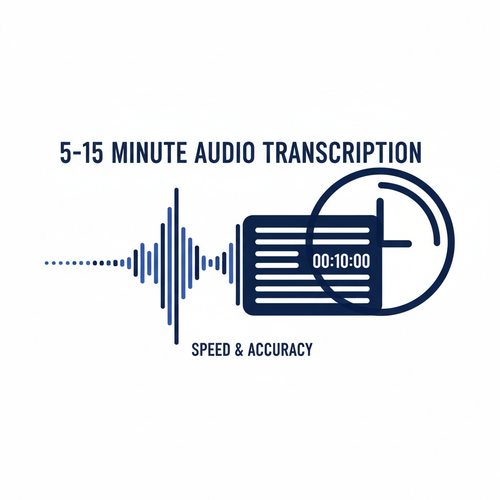5-15 Min Audio Transcription